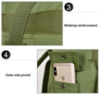 Mochila Táctica De 80L Para Hombres Bolsa De Viaje Deportiva Al Aire Libre Mochila De Camino Redonda Para Senderismo Y Camping - details 7