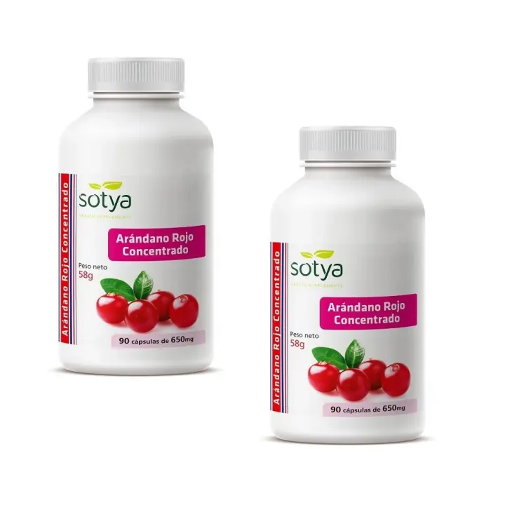 SOTYA ARANDANO ROJO CONCENTRADO 90 CAPSULAS PACK 2 UNIDADES - 1