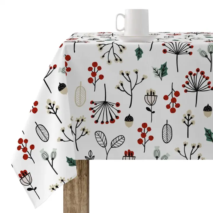 BL Belum Mantel Resinado Antimanchas Merry Christmas 44 Impermeable para Uso Exterior - 1