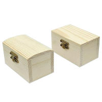 Caja De Almacenamiento De Madera Vintage Para Joyas Y Regalos Organizador Rectangular De 9*5.5*5cm DIY Crafts - details 4