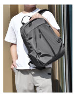 Mochila Universitaria Clásica Versátil De Color Sólido Para Hombres Y Mujeres Con Gran Capacidad Bolsa De Hombro - details 18