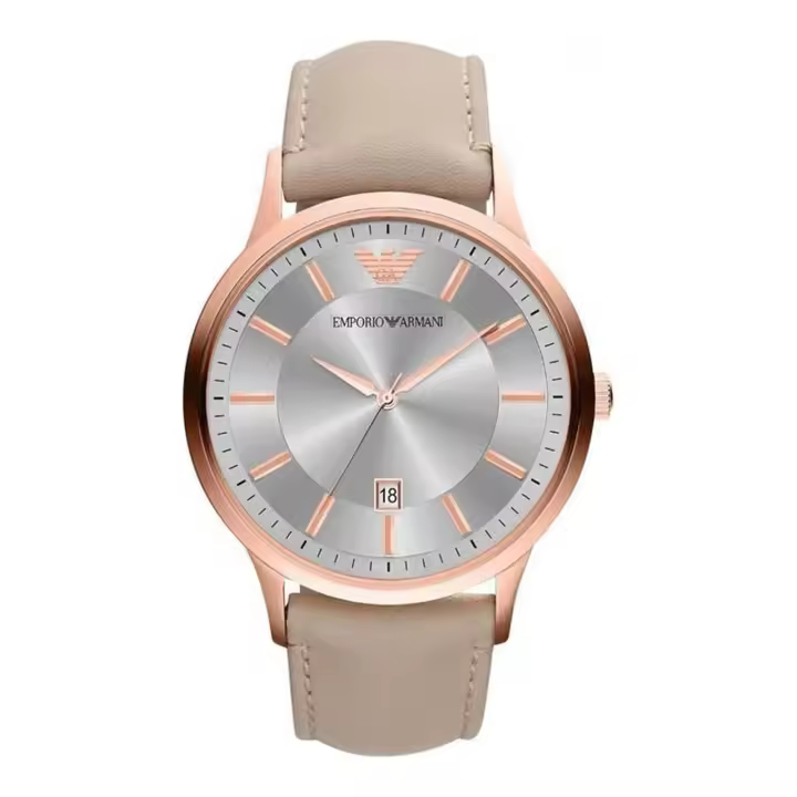 Reloj Armani Hombre AR2464 (43mm) - Cuero Acero Inoxidable - 5ATM - 1