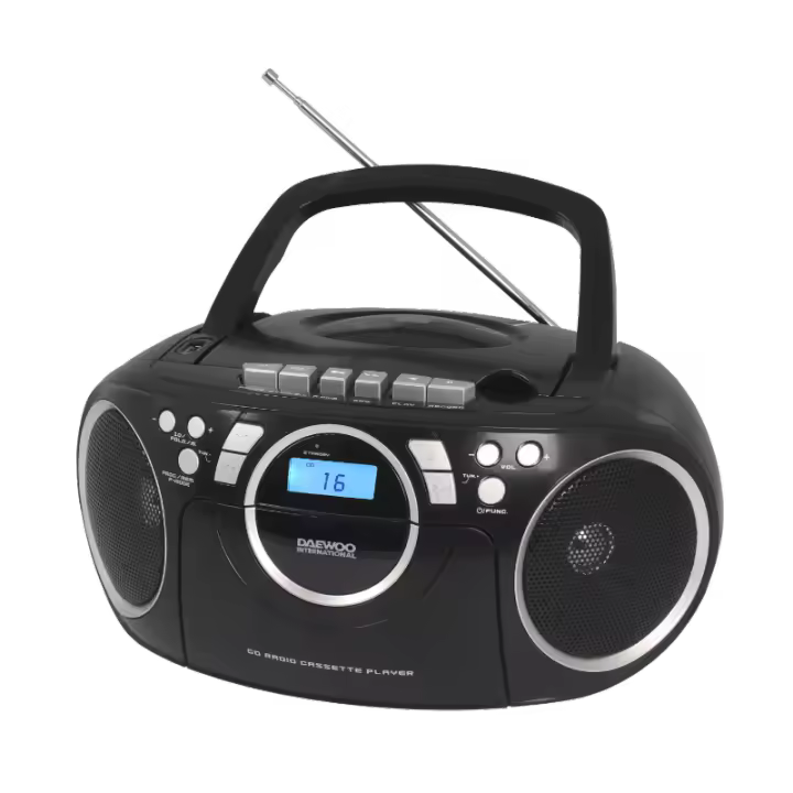 Radio Con Cassette grabador, USB y CD Daewoo DBU-51 (NUEVA) - 1