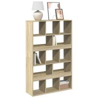 vidaXL Estantería madera de ingeniería 100x33x156,5 cm en color Roble Sonoma/Blanco/Marrón roble y más | almacenamiento funcional diseño moderno para baño dormitorio sala - details 0