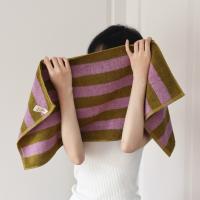 Toalla De Baño Algodón Peinado Estilo Retro Con Rayas Absorbente Toalla De Combinado Algodón Para El Baño - details 3