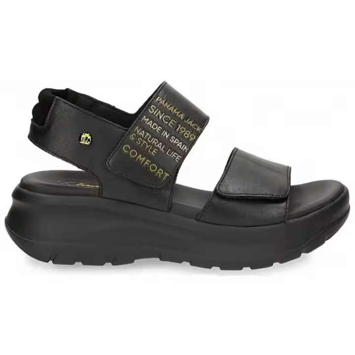 Sandalias PANAMA JACK Noah B9 para mujer en color negro - 1