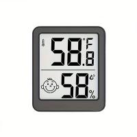 1 termómetro e higrómetro digital: monitor preciso de temperatura y humedad para interiores con pantalla LCD de fácil lectura, íconos de comodidad, múltiples opciones de montaje, funciona con batería, para el hogar, la oficina, la jardinería, higrómetro - details 13