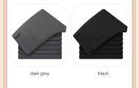 Pantalones Casuales Para Hombre De Algodón Puro Cintura Elástica Estilo Clásico Color Sólido Negra Caqui Gris Pantalones Rectos Para Negocios Cuatro Estaciones - details 6