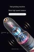 Taladro Eléctrico Para Uñas Herramienta Profesional Con 6 Cabezas De Grueso Y Anillo De Arena Para Manicura Y Peluquería De Animales - details 2