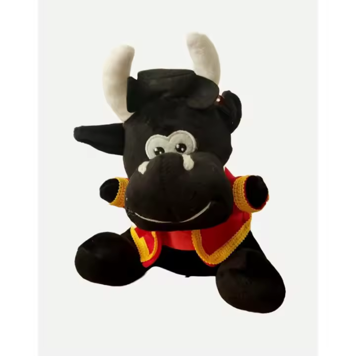 Peluche Toro con chaquetilla de torero tamaño 22cm altura BEA36429 - 1