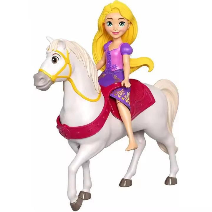 DISNEY PRINCESS MINIS RAPUNZEL Y MAXIMUS DE MATTEL - 1