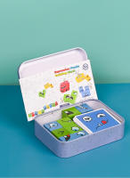 Juego De Tablero De Bloques Cubo Cambio De Cara Juguete De Madera Montessori Para Niños Desafío Mental Educativo Regalo - details 5