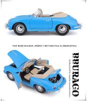 Modelo Estático Bburago 1:18 Porsche 911 GT3 RS 4.0 356B Coche De Lujo De Aleación Diecast Regalo De Colección De Vehículos - details 7