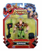 GIOCHI PREZIOSI - Figura de SARGE - Power Players ZAG HEROEZ - Figura de 15 cm más lanzador - Mayores de 4 años - details 0