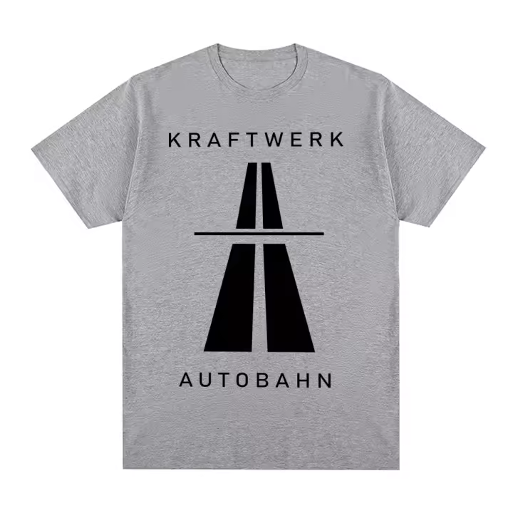 Camiseta Vintage Kraftwerk Autobahn Música Electrónica Synth Neu! Krautrock Hombre Mujer Algodón Estilo Casual Breathable - 1