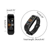 C5 rastreador de fitness con monitor de sueño de ritmo cardíaco deportes actividad rastreador reloj impermeable para pulsera inteligente para todos - details 0