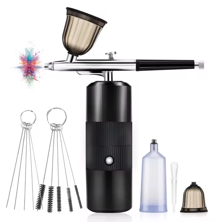 Mini Inyector de Oxígeno Nano - Pulverizador de Niebla - Kit de Compresor de Aire - Arte de Tatuaje de Uñas - Decoración de Belleza - 1