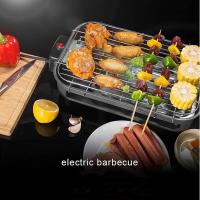 Barbacoa Teppanyaki sin Humo, Parrillas eléctricas multifunción de 1300W, Bandeja De Barbacoa Parrilla Sin Humo Mesa De Barbacoa Interior Parrilla Eléctrica Barbacoa De Estilo Coreano Placa Antiadherente, Control De Calor Termostático Ajustable - details 1