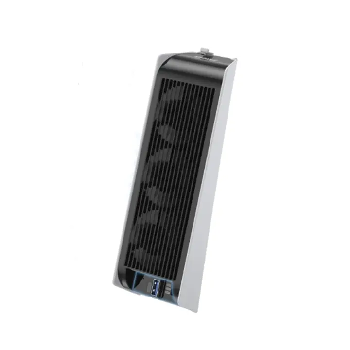Ventilador de Refrigeración para PS5 con LED, Velocidad Automática, Concentradores USB3.0 para Disco PS5 y Edición digital, No para PS5 Slim&PS5 Pro (Blanco) - 1