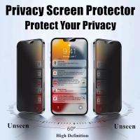 3pcs Protector De Pantalla De Vidrio Templado Para iPhone 11 12 13 14 15 pro Max Anti-Spy Compatible Con iPhone 14 15 - details 1