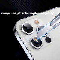 Protector De Lente De Cámara Para iPhone 15 14 11 12 13 pro Max plus Mini Vidrio Templado HD Protector De Lente Metálico - details 1