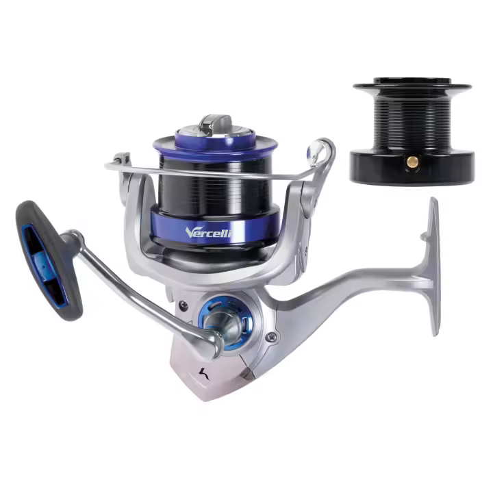 Carrete de Surfcasting Vercelli Oxygen SSA - Pesca - Polímero Ultraligero - 6 Rodamientos - 1