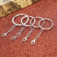 10Pcs Conjunto De Hebjes Para Llaves Con Cierre De Langosta Y Anillo Redondo Connectores Gancho Para Fabricación DIY De Joyería Accesorio De Cadena De Llaves - details 3