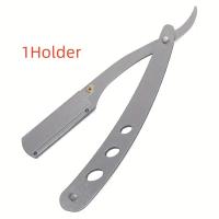 Afeitadora Manual Para Hombres Con Hojas De Acero Inoxidable Plegables Cuchillo De Afeitar Antiguo Barbería Eliminación De Vello Corporal Y Facial - details 6