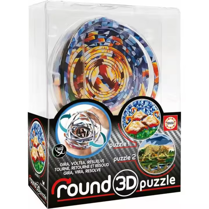 ROUND 3D PUZZLE ELIZABETH SUTTON DE EDUCA - 1