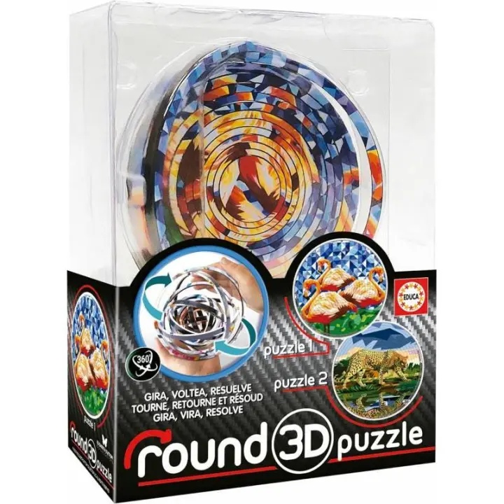 ROUND 3D PUZZLE ELIZABETH SUTTON DE EDUCA - 1