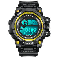 Reloj Digital LED Para Hombre YIKAZE Deportivo Impermeable Con Luminosidad Y Fecha Reloj Militar De Silicona Resistente Al Choque - details 3