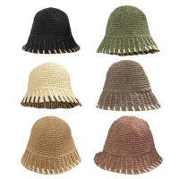 Sombrero de Paja de Verano para Mujer con Protección UV, Ajustable y Plegable, Ideal para Playa y Viajes – Disponible en Negro, Verde, Beige, Gris, Rojo y Khaki - details 0