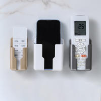 Soporte De Control Remoto Para Pared Caja De Almacenamiento Para Cosméticos Y Teléfonos Móviles Adhesivo Para Baño Y Hogar - details 3