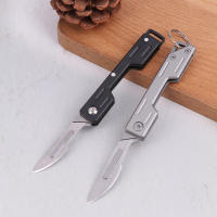 Cuchillo Miniatura De Acero Inoxidable Con Llavero Punta Afilada Desmontable Portátil Pendiente Para Regalo De Navidad - details 3