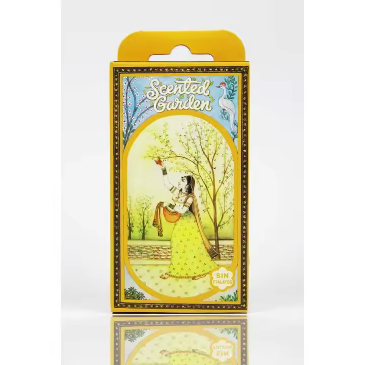 Radhe Shyam Incienso Scented Garden Rosa Cono 12Uds - 1
