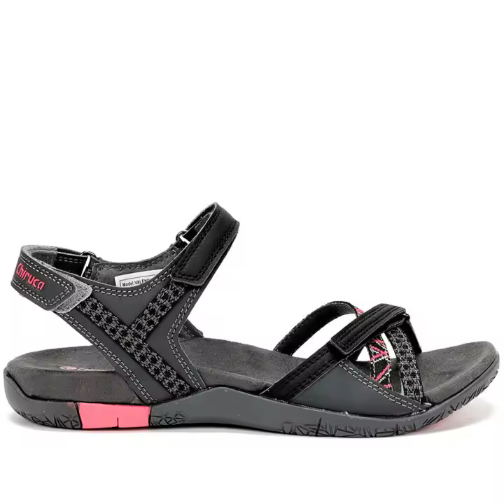 Sandalias Mujer Chiruca Valencia 03 Gris/Negro 106246  Chiruca MARCAS MUJER Sandalias Sandalias Sport Envío Gratuito - 1