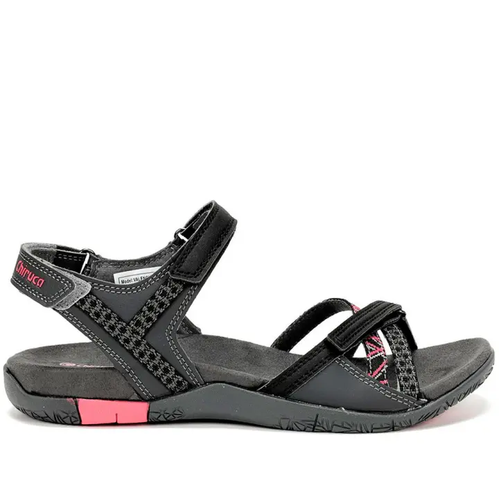 Sandalias Mujer Chiruca Valencia 03 Gris/Negro 106246  Chiruca MARCAS MUJER Sandalias Sandalias Sport Envío Gratuito - 1