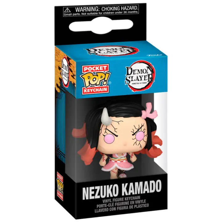 Llavero Pocket POP Demon Slayer Kimetsu no Yaiba Nezuko KamadoFigura  Coleccionable - Idea de Regalo- Mercancia Oficial - Juguetes para Niños y Adultos - Movies Fans - Muñeco para Coleccionistas y Exposición - 1
