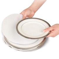 24PCS Almohadillas De Protección Para Platos Y Tazas De Terciopelo Anti-fricción Divisores De Alimentos Para Armado Ecológico Y Clásico - details 6