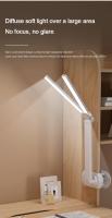 Lámpara De Lectura LED Doble Con Pinza Y Control Táctil Dimmer Protección Ocular Para Dormitorio Estudio Oficina - details 9