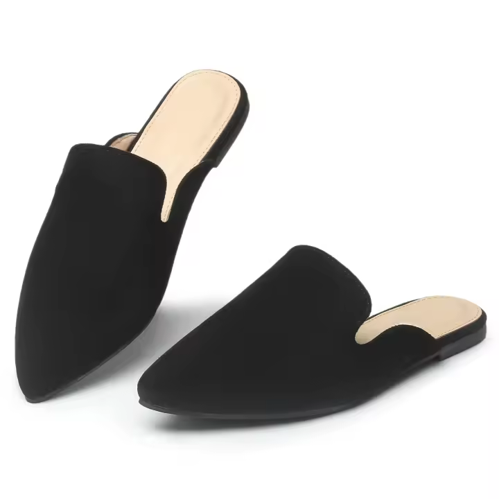 Mules Para Mujer Cómodas Slip on Material Superior Sintético Tacón Plano Indio Para Interior Primavera/Otoño - 1