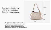 Bolso De Hombro Mujer Yogodlns Moda PU Cuero Bolsa Designer Flap Satchel Bolsa Cruzada Versátil Estilo Vintage Tapa Cierre - details 0