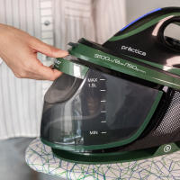 XSQUO Useful Tech. Centro de planchado 3100W -8 bares potencia - Plancha profesional y potente de vapor - Suela antiadherente y deslizante - Botón traslado de seguridad - Sistema para traslado fáctil - Recogecables - details 7