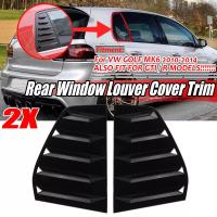 Ala Trasera Para VW Golf 5 Golf 6 Golf 7 MK5 MK6 MK7 MK7.5 2003-2020 Cubierta De Ventana Lateral 1Par Louver Ventilador De Aire Duradero ABS - details 0