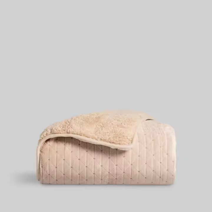 Manta Estela Crudo LlarTextil - Perfecto para abrigarse - 1