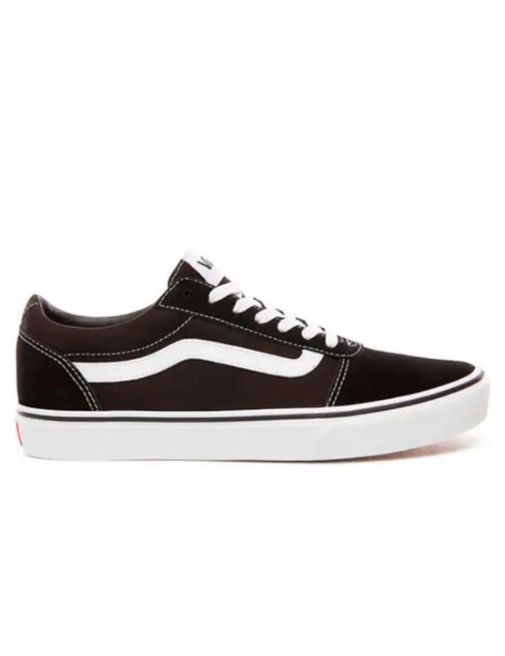 Zapatilla Vans MN Ward para Hombre, Perfil Bajo, Negra y Blanca, Estilo de Skate, Cómoda y Resistente - 1