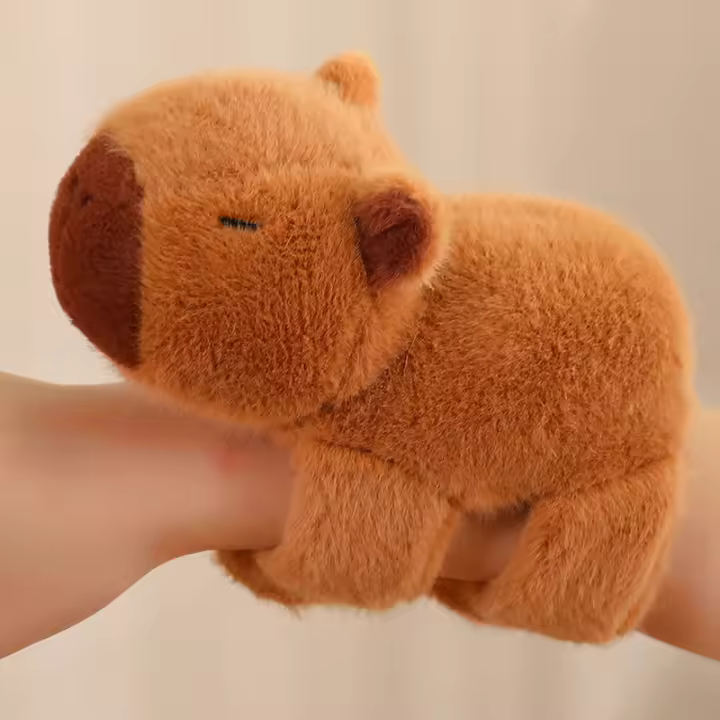 Juguete Rytanda Capibara Círculos De Slap Snap Envuelto En Pulsera Bracciale Peluche Anillo De Mano Divertido Para Adultos Y Adolescentes - 1
