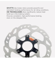 Freno De Disco Shimano Center Lock SM-RT70 160mm Para Bicicleta De Carretera Y MTB Ice Technologies Rotors Serie Record SLX M7000 - details 8