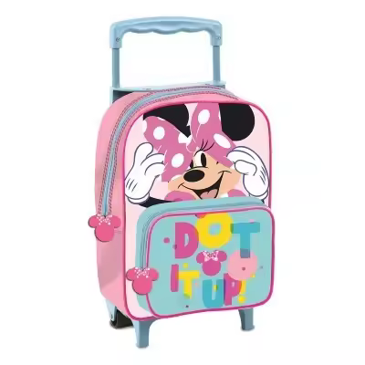Bolsos Hf Trolley Pequeño Minnie Dot It Up 36cm Producto Oficial Producto Escolar Para Niños y Niñas Mochilas Infantiles - 1