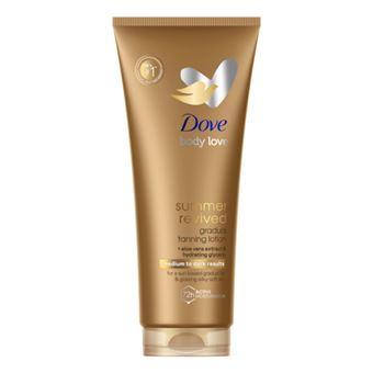 Dove Body Love Loción Autobronceadora Gradual Tono Medio A Oscura 200 Ml